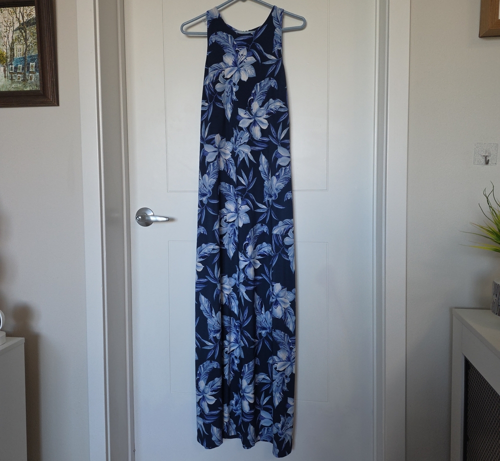 Tommy Bahama Navy Floral Maxi Dress